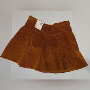 Brown Corduroy Skirt